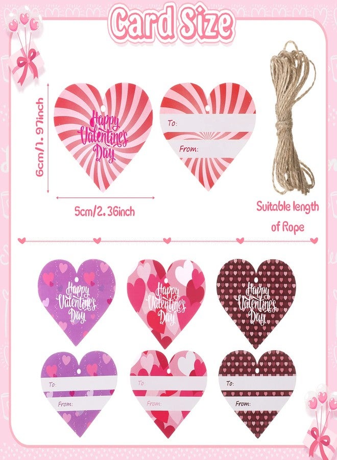 جيريفي مجموعة جيريفي من 48 قطعة من البط المطاطي بحجم 2 بوصة لعيد الحب مع بطاقات هدايا، بط مطاطي صغير على شكل قلب، ألعاب حمام، هدية عيد الحب للأطفال، هدايا صفية، جوائز للتبادل (ملونة) - Image 3